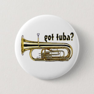 got tuba? 6 cm round badge