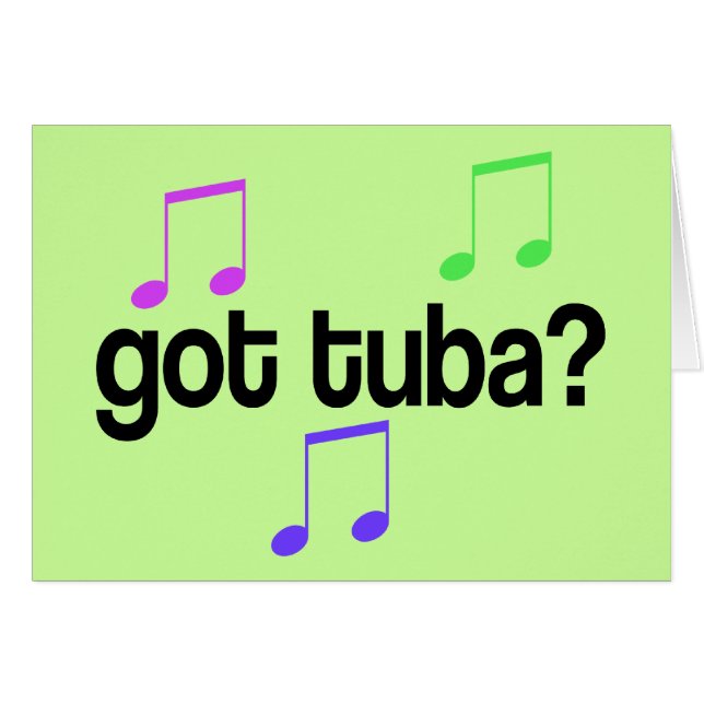 Got Tuba Music Gift (Front Horizontal)