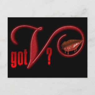 Got V - Vampire Blood Postcard