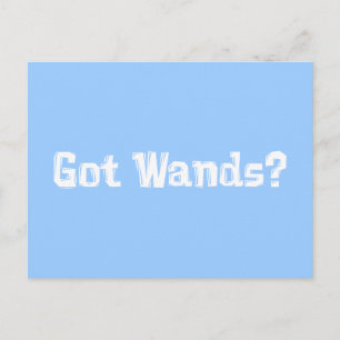 Got Wands Gifts Postcard