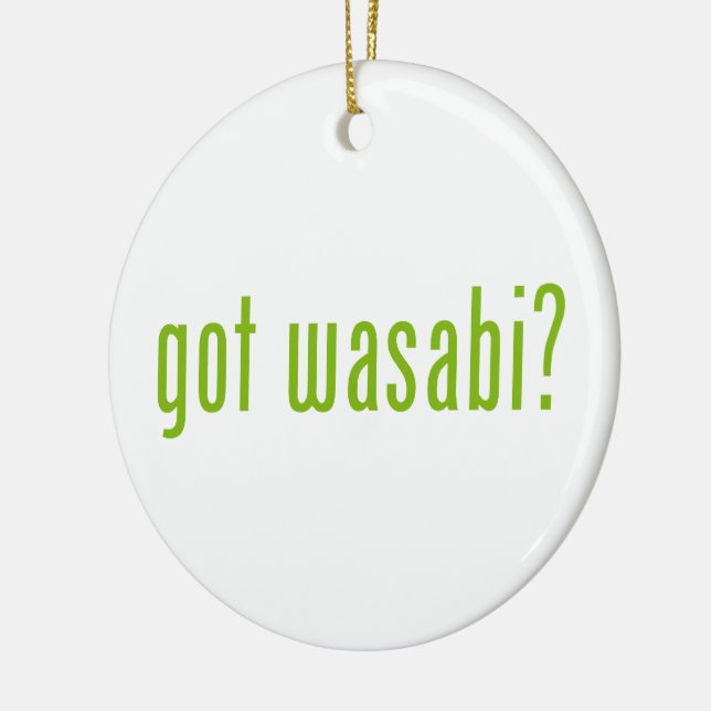 got wasabi? ceramic tree decoration (Left)