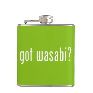 got wasabi? hip flask