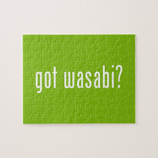 got wasabi? jigsaw puzzle (Horizontal)