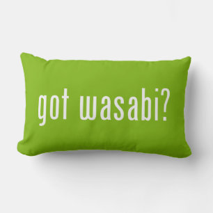 got wasabi? lumbar cushion