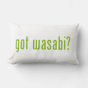 got wasabi? lumbar cushion