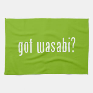 got wasabi? tea towel