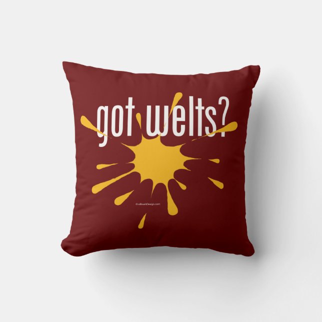 got welts? cushion (Front)