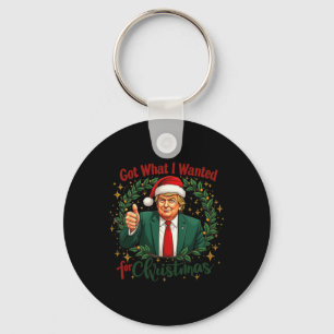 Got What I Wanted For Christmas Trump 2024 5  Key Ring