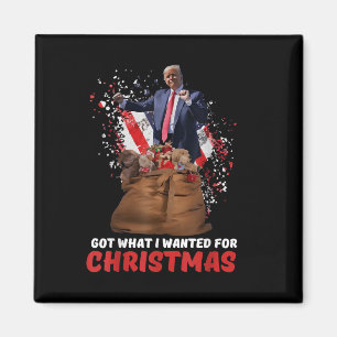 Got What I Wanted For Christmas - Trump Won 2024 Magnet