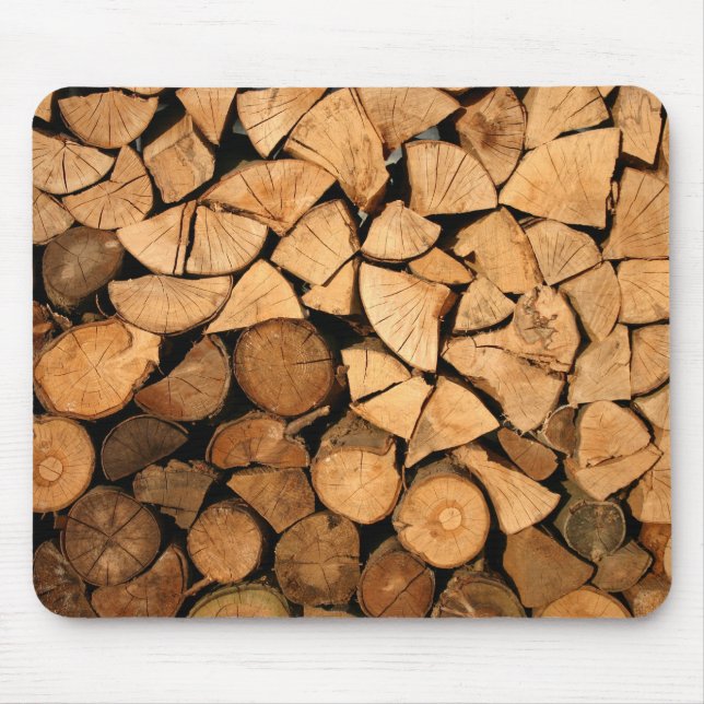 Got wood - logs mouse pad (Front)