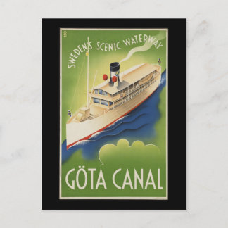 Gota Canal Sweden Postcard