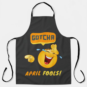 GOTCHA - April Fool's Day Funny Apron