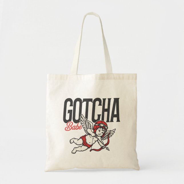 Gotcha Babe Tote Bag (Front)
