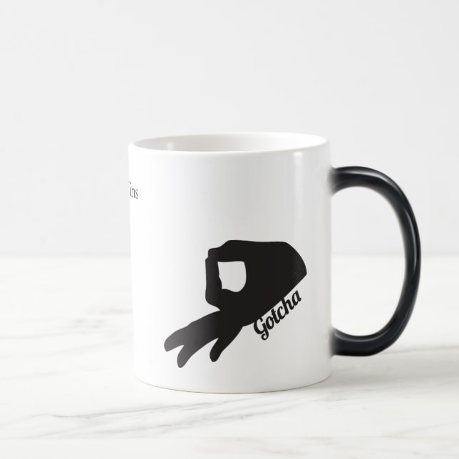 Gotcha Game Morph Mug Custom Name Option (Right)