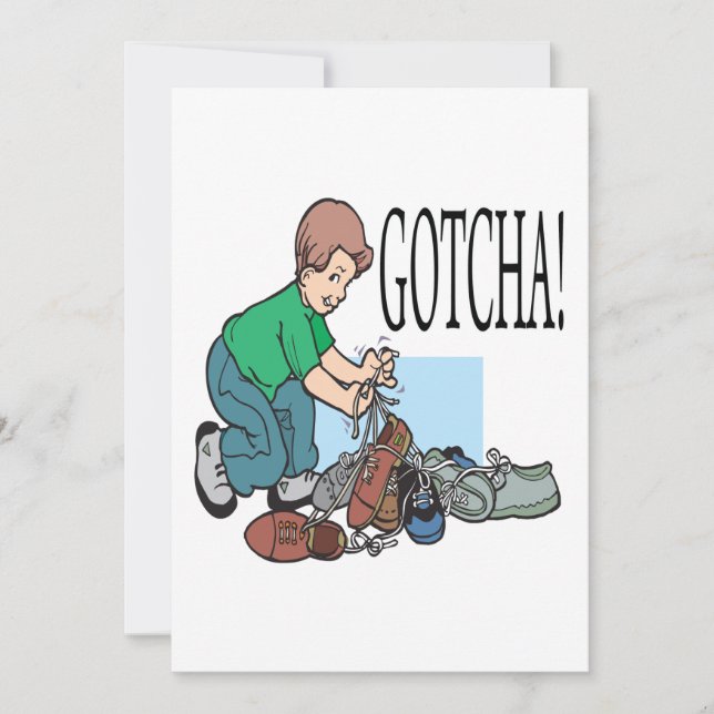 Gotcha Invitation (Front)