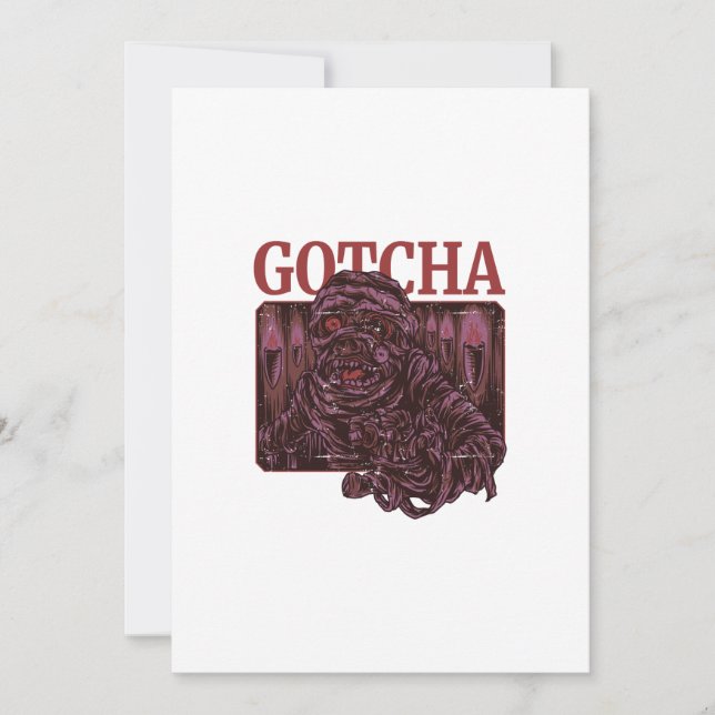 GOTCHA INVITATION (Front)