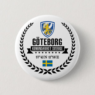 Göteborg 6 Cm Round Badge