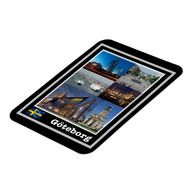 Göteborg - Sweden - Mosaic - Magnet (Left Side)