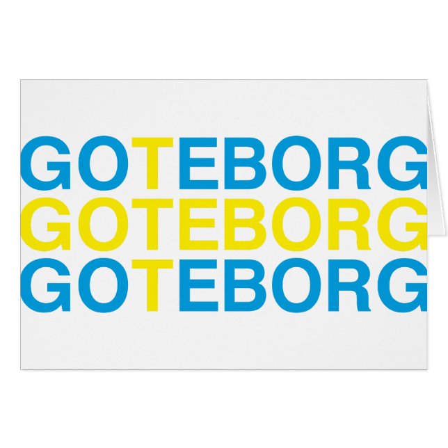 GOTEBORG Swedish Flag (Front Horizontal)