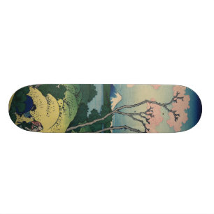 Goten-yama Hill Hokusai Japanese Fine Art Skateboard