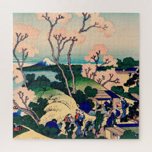 Goten-Yama Hill, Shinagawa on the Tokaido Japanese Jigsaw Puzzle