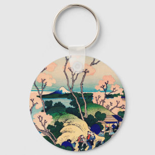 Goten-Yama Hill, Shinagawa on the Tokaido Japanese Key Ring