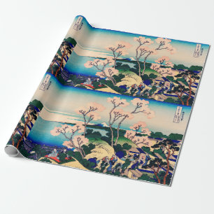 Goten-Yama Hill, Shinagawa on the Tokaido Japanese Wrapping Paper