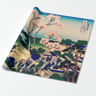 Goten-Yama Hill, Shinagawa on the Tokaido Japanese Wrapping Paper