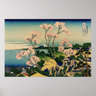 Goten-yama hill, Shinagawa on the Tōkaidō. Poster