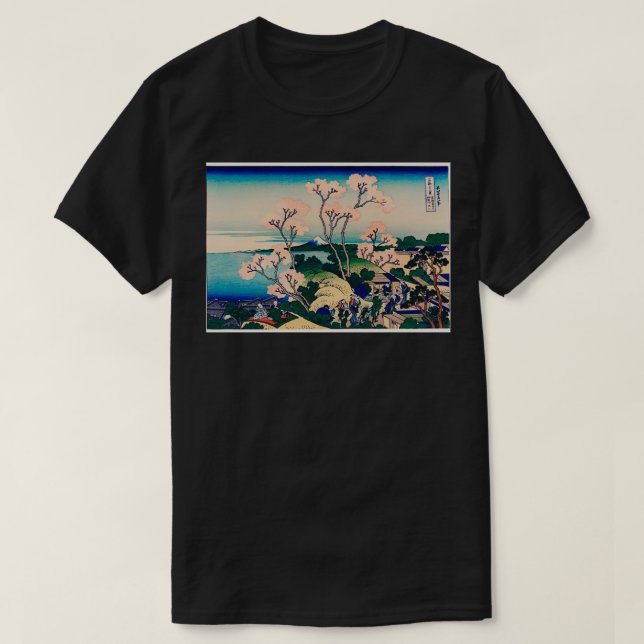 GotenYama Hill Shinagawa on the Tokaido by Katsush T-Shirt (Design Front)