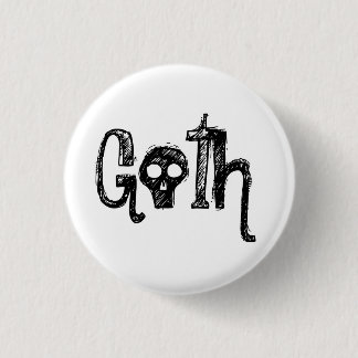 Goth 3 Cm Round Badge