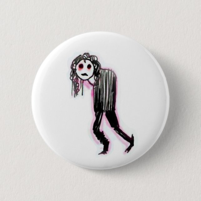 Goth 6 Cm Round Badge (Front)