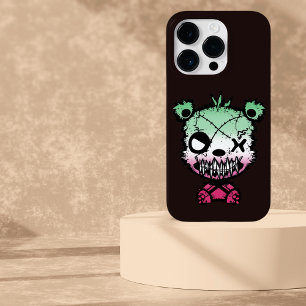 Goth Abrosexual Pride Flag Coloured Bear Case-Mate iPhone 14 Pro Case