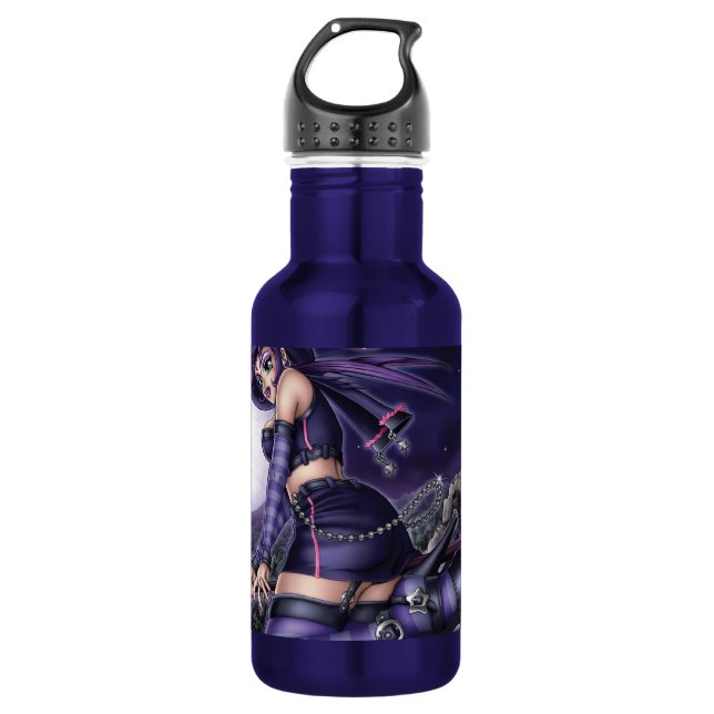 Goth Anime Witch 532 Ml Water Bottle (Front)