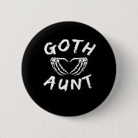 Goth Aunt Funny Emo Auntie Punk Cute Skeleton Hand