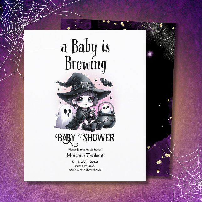 Goth Baby Girl is Brewing Witch Ghost Couldron (Creator Uploaded)