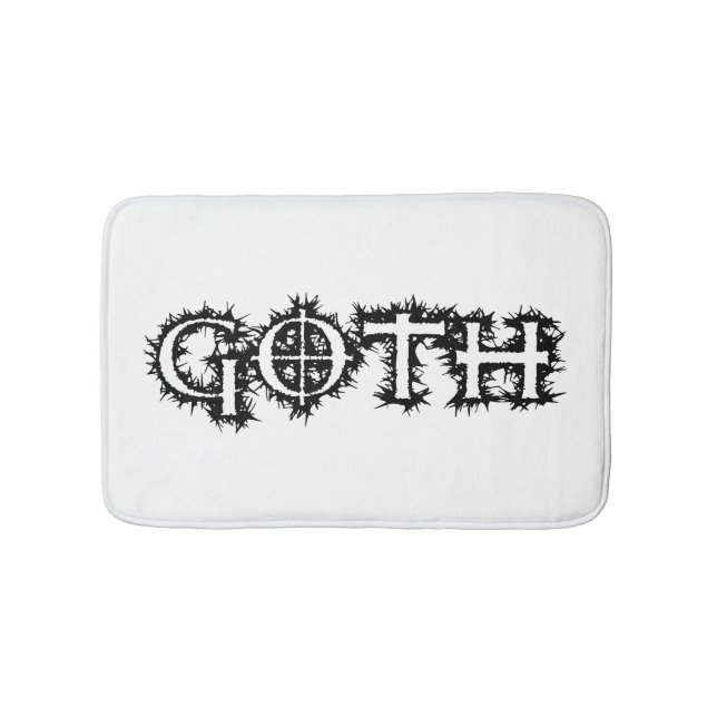 Goth Bath Mat (Front)