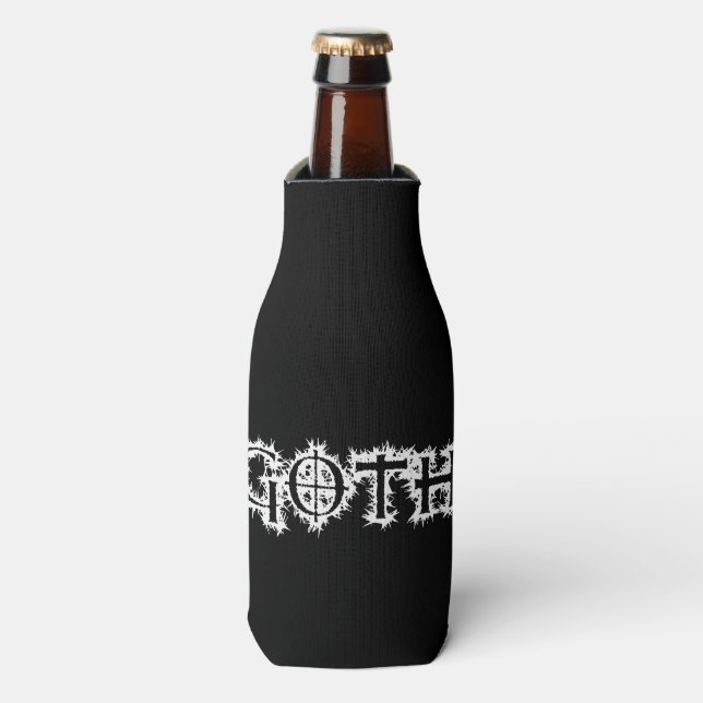 Goth Bottle Cooler (Bottle Front)
