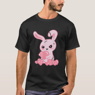 Goth Bunny Cute Creepy Emo Clothes Kawaii Bunny T-Shirt