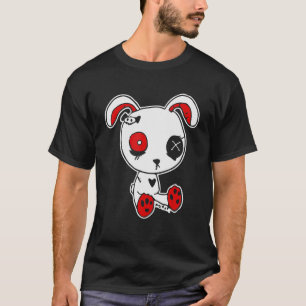 Goth Bunny Doll Lazy Halloween Costume Scary Creep T-Shirt