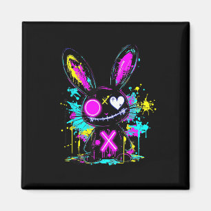 Goth Bunny Kawaii Rabbit Cute Gothic Outfit E-girl Magnet