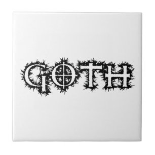 Goth Ceramic Tile