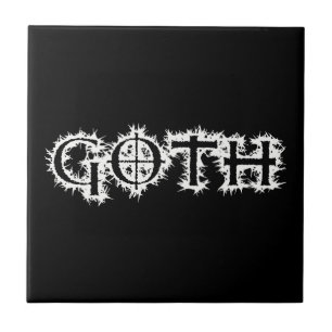 Goth Ceramic Tile
