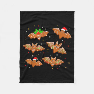 Goth Christmas Shirt For Kids, Soky Cute Bat Ginge Fleece Blanket
