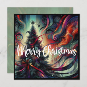 Goth Christmas Tree Holiday Card