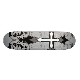 Goth Cross Skateboard