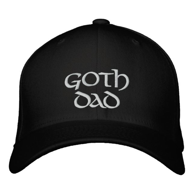 GOTH DAD EMBROIDERED HAT (Front)