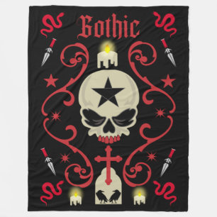 Goth Day Gothic Art Fleece Blanket