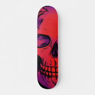 Goth Death Skull Skeleton Custom Skateboard