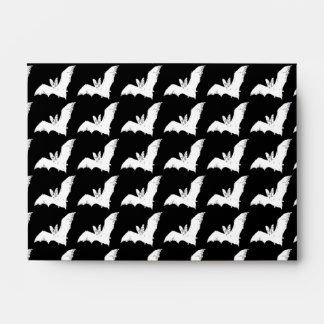 Goth Deathrock Bats Horror Batcave Black & White Envelopes